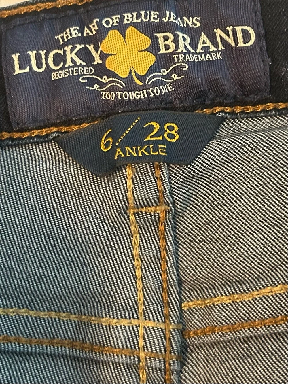 Lucky Brand Brooke Straight Denim Ankle Jeans Women SZ 6/28 in Simi Valley